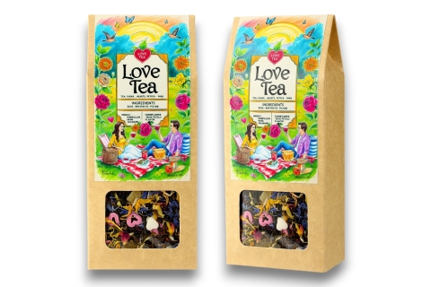 Herbata Czarna LOVE TEA (KT) (50g) Aromatyczny Napój Miłosny !!